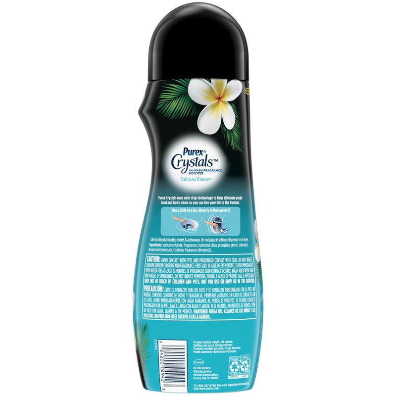 Purex Crystals in-wash Fragrance and Scent Booster, Tahitian Breeze, 21 Ounce (Pack of 4) - Image 2